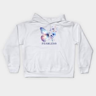 Fearless Butterfly Kids Hoodie